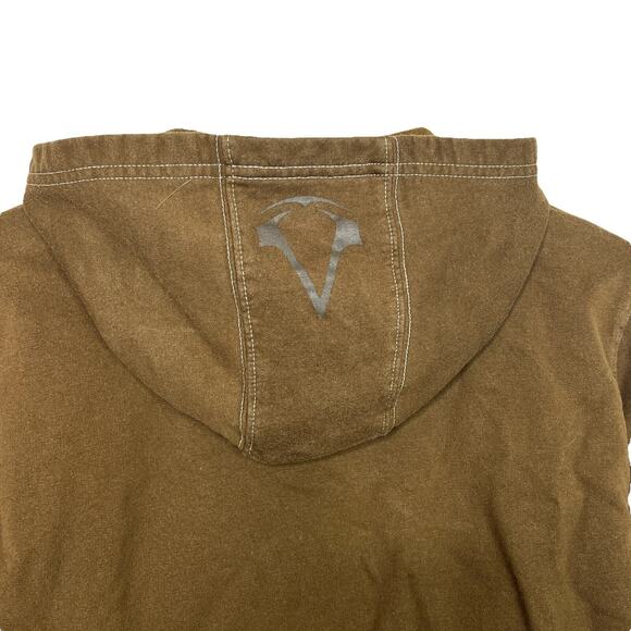 Assassin's Creed Aztec Striped Cosplay Full Zip Hoodie Brown White Adult Medium - Picture 7 of 8